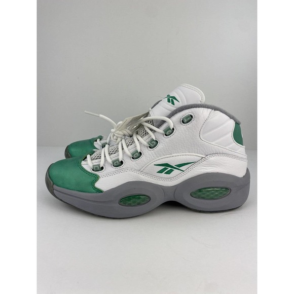 Reebok Question Mid \'Philadelphia‎ Eagles\' Green/White FZ3993 Men\'s sz. 12